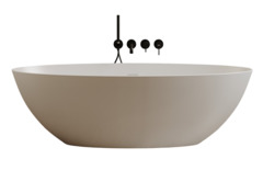 Ванна из искусственного камня ABBER Stein AS9625-1.8 белая матовая