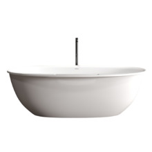 Ванна из искусственного камня ABBER Stein AS9631 белая матовая