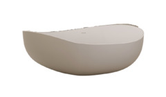 Ванна из искусственного камня ABBER Stein AS9639 белая матовая