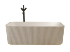 Ванна из искусственного камня ABBER Stein AS9663 белая матовая