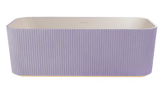 Ванна из искусственного камня ABBER Stein AS9663Violett фиолетовая