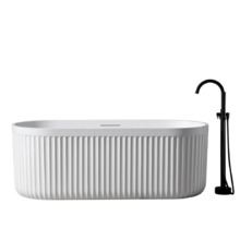 Ванна из искусственного камня ABBER Stuttgart AM9925 белая матовая