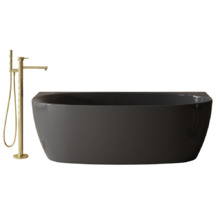 Карбоновая ванна ABBER Karbon AK9004 черная