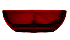 Прозрачная ванна ABBER Kristall AT9703Rubin красная