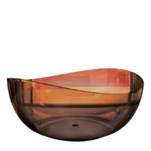 Прозрачная ванна ABBER Kristall AT9705Opal коричневая