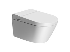 Подвесной умный безободковый унитаз GSI WClean 7418K09, белый матовый