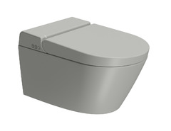 Подвесной умный безободковый унитаз GSI WClean 7418K17, матовый Cenere