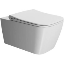 Унитаз подвесной безободковый GSI NUBES 9615FR509, белый матовый