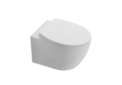 Унитаз Aquatek Сириус AQ1582T-00 подвесной цвет Белый с сиденьем Микролифт