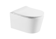 Унитаз Aquatek Оберон AQ1363WT-00 подвесной цвет Белый с сиденьем Микролифт