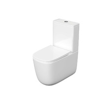 Унитаз компакт Aquatek Optima Plus Square AQ4451-00 цвет Белый с бачком и сиденьем Микролифт