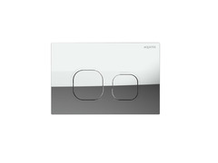 Кнопка смыва Aquatek KDI-0000057 хром глянец, ободок хром