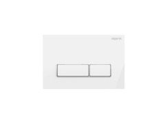 Кнопка смыва Aquatek KDI-0000061 белый глянец, ободок хром