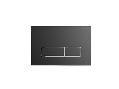 Кнопка смыва Aquatek KDI-0000065 оружейная сталь матовая, ободок хром