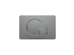 Кнопка смыва Aquatek KDI-0000070 оружейная сталь матовая