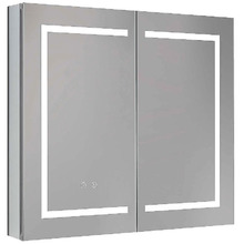 Зеркальный шкаф Aquatek 80 AQ7804-MLC с подсветкой Хром