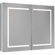 Зеркальный шкаф Aquatek 90 AQ7904-MLC с подсветкой Хром