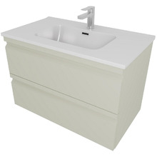 Тумба с раковиной Aquatek Вега 80 AQ77080-GS подвесная Шалфей зеленый