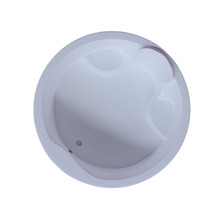 Акриловая ванна Aquatek Аура 180x180 круглая, универсальная, с каркасом, без гидромассажа