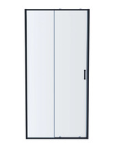 Душевая дверь в нишу Aquatek 120 см. профиль оружейная сталь, стекло прозрачное