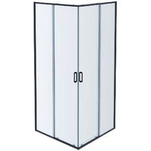 Душевой уголок Aquatek 80x80 AQ ARI KV 08020GM профиль Оружейная сталь стекло прозрачное