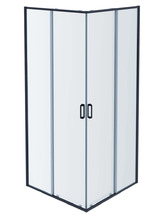 Душевой уголок Aquatek 90x90 AQ ARI KV 09020GM профиль оружейная сталь, стекло прозрачное