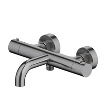 Смеситель для ванны Aquatek Европа AQ1343BGM с термостатом цвет Оружейная сталь