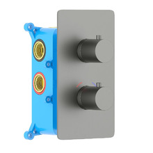 Смеситель для душа Aquatek Европа AQ1393BGM с термостатом цвет Оружейная сталь