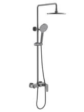 Душевая стойка Aquatek Бетта AQ2140BGM оружейная сталь