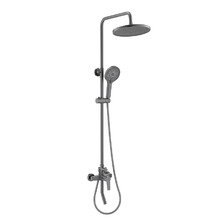 Душевая система Aquatek Лугано AQ2740BGM цвет Оружейная сталь