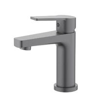 Смеситель для раковины Aquatek Лугано AQ1710BGM цвет Оружейная сталь