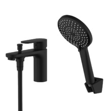 Смеситель на борт ванны Aquatek Ника AQ1844MB цвет Черный матовый