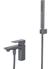 Смеситель на борт ванны Aquatek Вега AQ1044BGM оружейная сталь