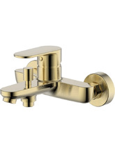 Смеситель для ванны Aquatek Ника AQ1840BG шлифованное золото