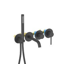 Смеситель для ванны Aquatek Европа AQ1344MB цвет Черный матовый