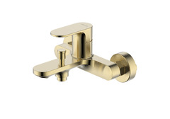 Смеситель для ванны Aquatek Альфа AQ1940BG золото шлифованное