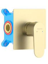 Смеситель для душа Aquatek Оберон AQ1266BG шлифованное золото