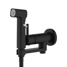 Гигиенический душ со смесителем Aquatek Ника AQ1819MB цвет Черный матовый