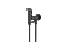 Гигиенический душ со смесителем Aquatek Альфа AQ1919MB матовый черный