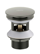 Донный клапан Aquatek AQ6002BGM оружейная сталь