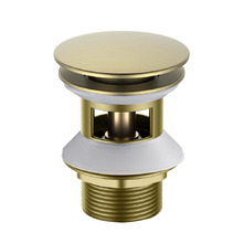 Донный клапан Aquatek AQ6002BG шлифованное золото