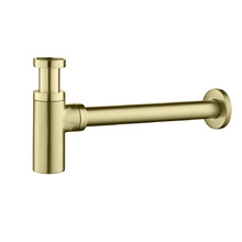 Сифон для раковины Aquatek AQ6012BG шлифованное золото