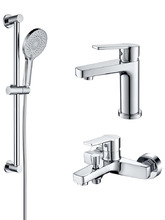 Комплект смесителей для душа Aquatek Лугано AQ1730CR хром