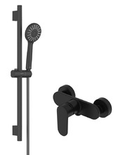 Комплект смесителей для душа Aquatek Ника AQ1832MB черный матовый