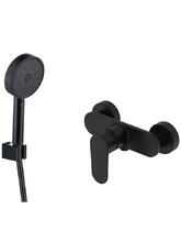 Комплект смесителей для душа Aquatek Ника AQ1834MB черный матовый