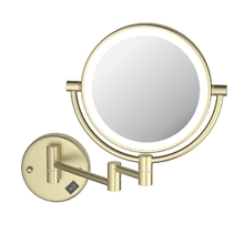 Косметическое зеркало Aquatek AQ4912BG цвет Золото шлифованное