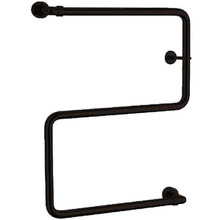 Водяной полотенцесушитель Margaroli Vento 408S610MB Черный матовый