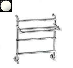 Электрический полотенцесушитель Margaroli Sole 554-3 BOX 5544703WHPB с полкой Белый