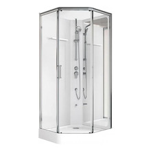 Душевая кабина Aquanet Passion P 2.0, 90 x 90 см, профиль хром, прозрачное стекло, 263870