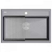 Мойка для кухни Paulmark IT-GRANIT STEPIA 80, PM117551-GRM